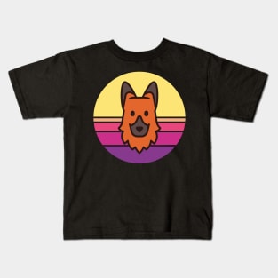 Sunset Walk with my German Shepherd Kids T-Shirt